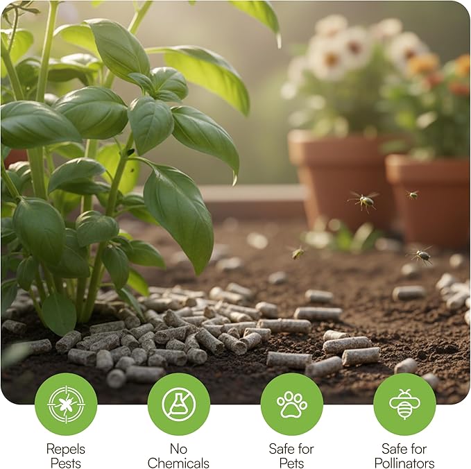 Eco-Fleece Wool Pellets – 1 lb Natural Sheep Wool Pellets for Gardening - Improve Soil Aeration, Water Retention & Naturally Plant Strength Focus and Seed Starter Soil for Healthy Growth