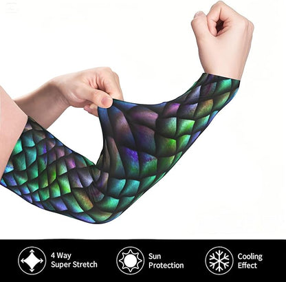 Arm Sleeves Outdoor Garden Sports Cooling Sun Sleeve for Women Men Farm