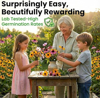 Black Eyed Susan Seeds for Planting, 5000 Seeds, Giving You Beautiful Black Eyed Susan Flowers, Non-GMO, Heirloom Seed Varieties