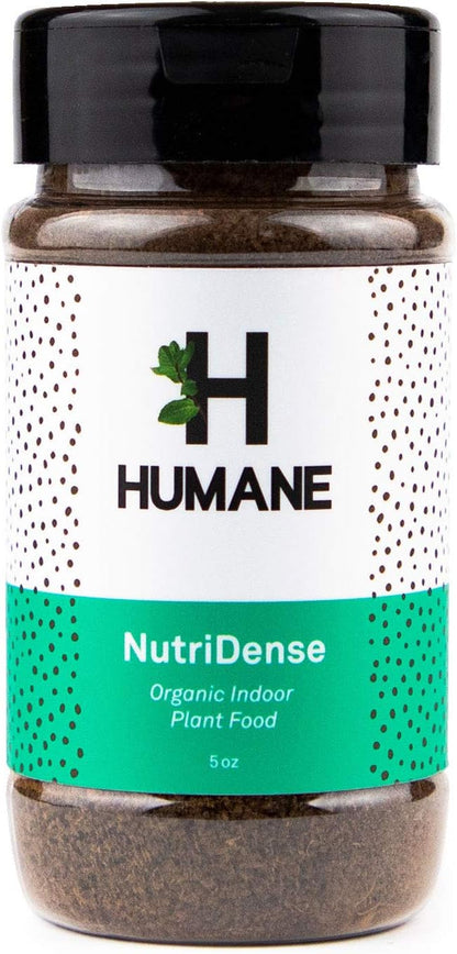 Humane Plant Food Indoor House Plants, All-Purpose Organic Indoor Plant Fertilizer - NutriDense (5oz)