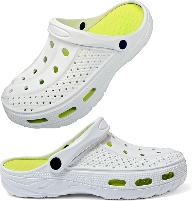 Women Men Orthopedic Clogs Arch Support Garden Shoes Sandals Slippers with Plantar Fasciitis Insoles