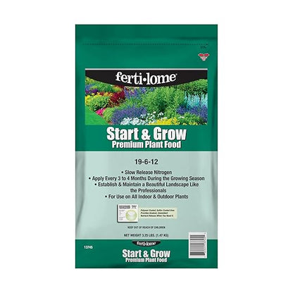 Fertilome (13745) Start & Grow Premium Plant Food 19-6-12 (3.25 lbs.)