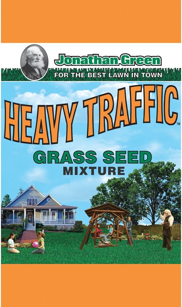 Jonathan Green (11000) Black Beauty Heavy Traffic Grass Seed - Cool Season Lawn Seed (7 lb)