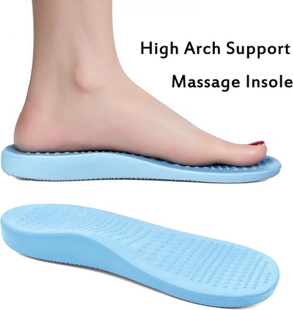Women Men Orthopedic Clogs Arch Support Garden Shoes Sandals Slippers with Plantar Fasciitis Insoles