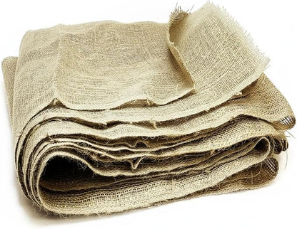 Jutemill 36 Inch X 15 Feet Gardening Burlap Liners, Loose Weave Jute-Burlap for Raised Bed, Seed Cover and Garden Blanket, 45 Square ft Covering (36 Inch X 15 feet, 36Wx15L)