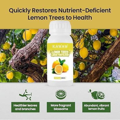 Lemon Tree Fertilizer - Orange, Lemon, Lime, Mango, Avocado - Ideal Micronutrients Plant Food for Tropical Fruit Trees to Grow More Fruit - Garden-Growing Miracle Nutrients, 10 oz