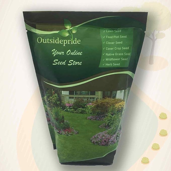 Outsidepride Perennial Andropogon Big Bluestem Grass Seed - 5 lbs. Warm Season, Drought Resistant, Native Prairie Grass Seed, Ideal for Erosion Control, Ornamental Landscaping & Wildlife Gardens