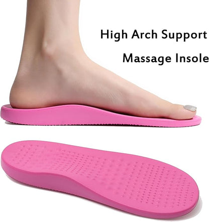 Women Men Orthopedic Clogs Arch Support Garden Shoes Sandals Slippers with Plantar Fasciitis Insoles