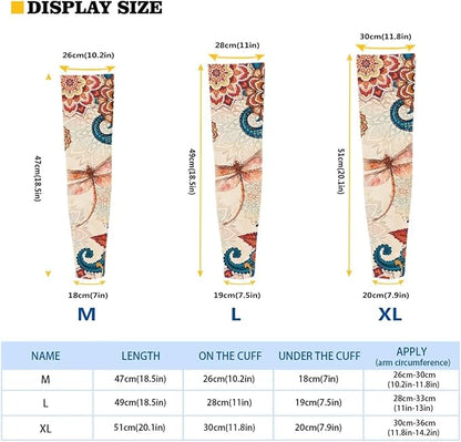 Binienty Unisex Arm Sleeves for Driving, Golf, Cycling, Sports, UV Protector Cooling Arm Sleeves Cover