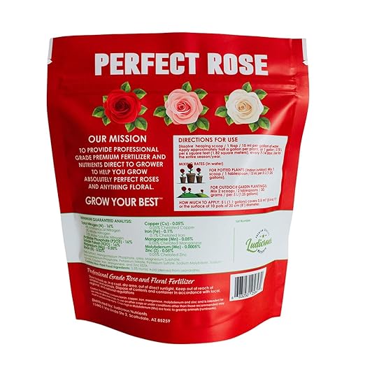 Perfect Rose Fertilizer – Premium Rose and Flower Fertilizers – Floral Nutrients for All Types of Flowers – Plant Nutrients with Kelp for Soil and Hydroponic Flower Gardens
