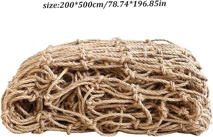 Yeory Jute Plant Support Netting Jute Garden Netting for Plants Natural Garden Trellis Twine Net for Pea Bean Climbing Vegetable 79x197 in, Garden Netting for Plants