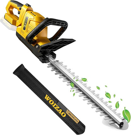 Cordless Hedge Trimmer Compatible with DEWALT 20V MAX Battery, 20-Inch Electric Hedge Trimmer 2000RPM 180° Rotatable Head, Brushless Bush Shrub Trimmer(Battery Not Included)