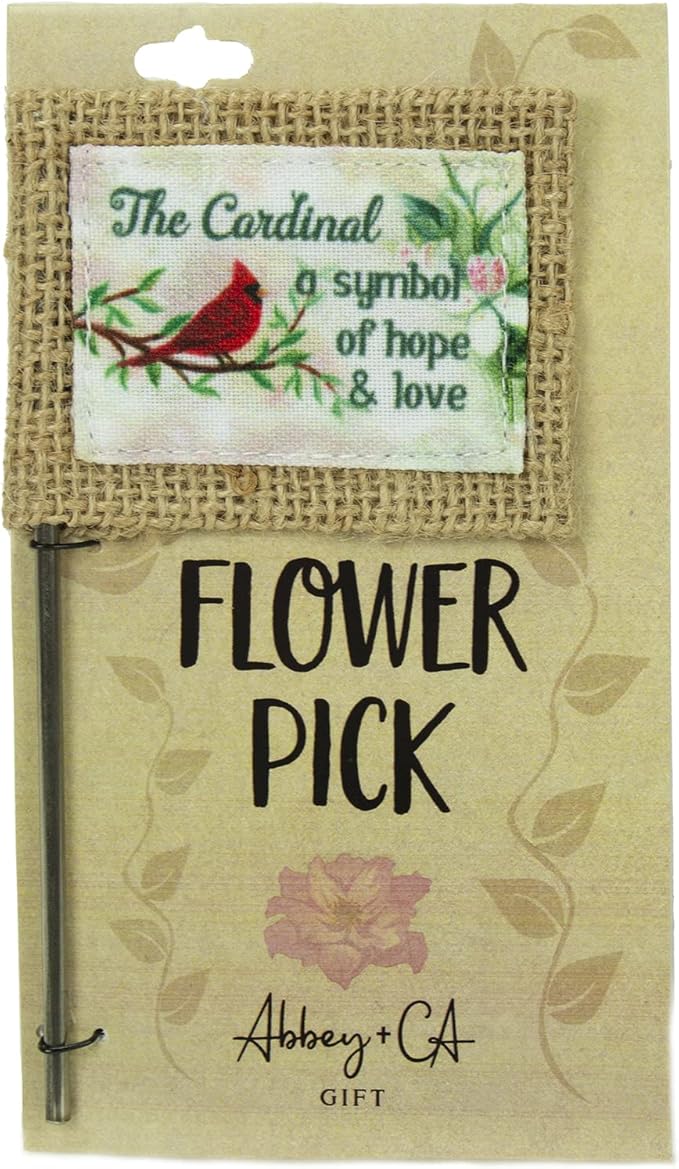 Abbey & CA Gift Cardinal Flag Flower Pick