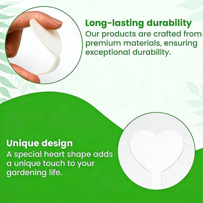 120PCS Plant Tags Plant Labels for Outdoor Garden Waterproof Plastic Seed Labels for Seedlings White Garden Markers with Permanet Marking Pen Plants Tags Gifts for Gardening Lovers