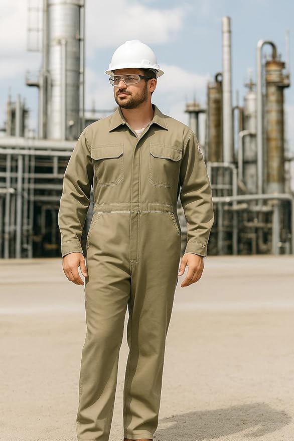 Just In Trend Mens Flame Resistant FR Coverall with multiple options