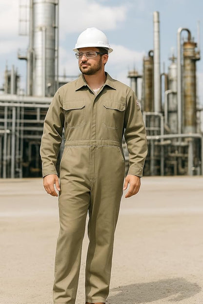Just In Trend Mens Flame Resistant FR Coverall with multiple options