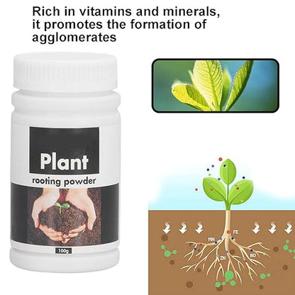 Alvinlite 300g Rooting Hormone Powder Transplating Growth Enhancer Garden Fertilizers Plant Rooting Powder Root Fertilizer for Cutting House Indoor Plant