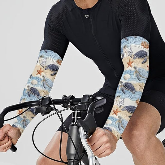 Binienty Unisex Arm Sleeves for Driving, Golf, Cycling, Sports, UV Protector Cooling Arm Sleeves Cover