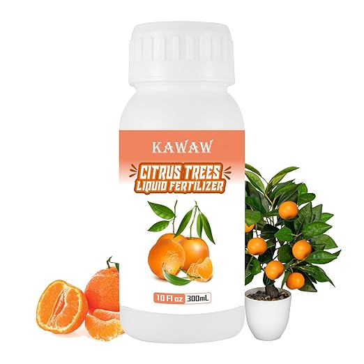 Citrus Fertilizer for All Citrus and Fruiting Trees, Microbial Organic Liquid Plant Food 10 oz (300mL)
