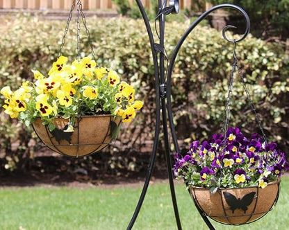 Envelor Coco Liners for Planters Hanging Basket Liners Replacement Coconut Liners for Planters Basket Liners Wire Baskets Round Window Box Liners Natural Coco Coir Fiber Plant Liner, 12 Inches, 4 Pack
