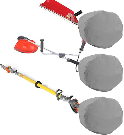 Trimmer Engine Cover, Weed Eater Covers for Weed Eater Edger, Pole Saw, Brush Cutters and Hedge - Heavy Duty Waterproof Cover 3 Pack