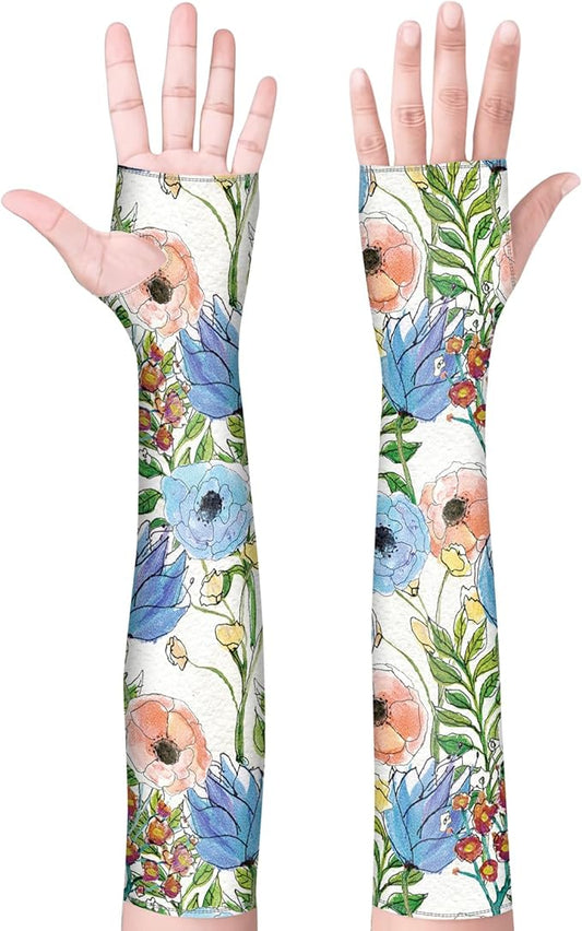 Gardening Sleeves for Women Farm Sun Protection Thorn Proof Cooling Arm Sleeves to Cover Arms for Garden Sports