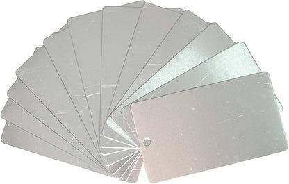 StayMax Aluminum Plant Label Tree Tags Garden Label Tag Outdoor Metal Label Stamping Blanks 25 Pack