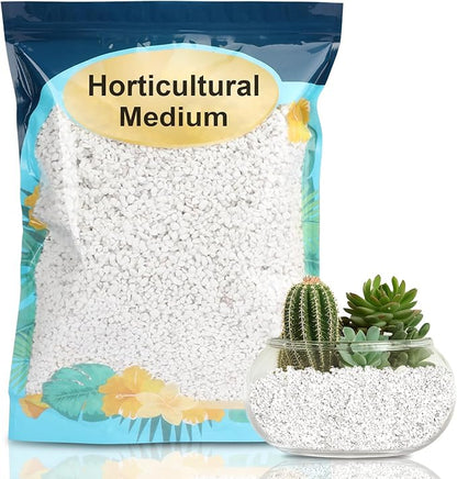 Horticultural Perlite for Plants 10qt, Chunky Perlite Bulk for Gardening, Soil Amendments to Improve Soil Aeration & Dranage for Houseplant