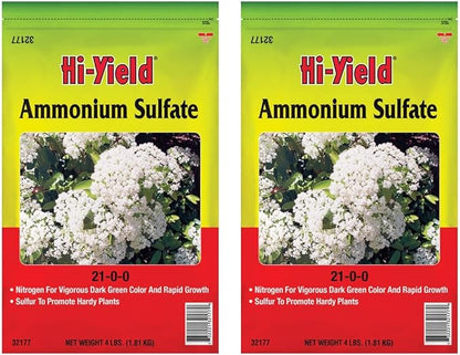 Hi-Yield Ammonium Sulfate 4LB Ammonium SULFATE - 2 Pack
