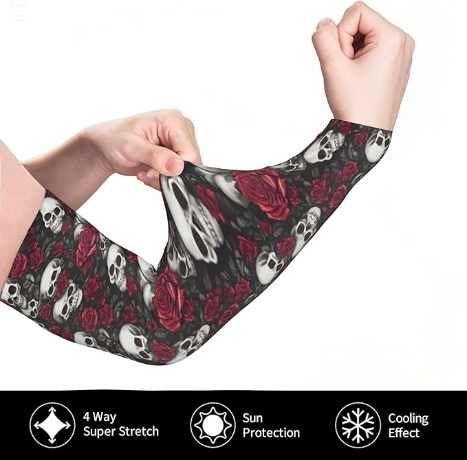 Arm Sleeves Outdoor Garden Sports Cooling Sun Sleeve for Women Men Farm