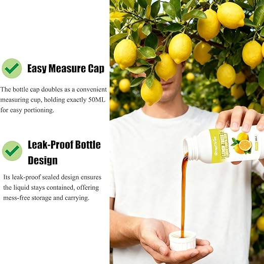 Lemon Tree Fertilizer - Orange, Lemon, Lime, Mango, Avocado - Ideal Micronutrients Plant Food for Tropical Fruit Trees to Grow More Fruit - Garden-Growing Miracle Nutrients, 10 oz