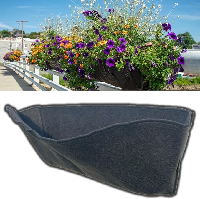 EZ Swap 36 Inch Fabric Trough Coco Fiber Replacement Liner, 36" EZ Swap Fabric Window Basket Planter Coconut Liner Alternative. Use 3+ Seasons - Made in The USA