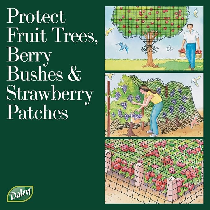 Dalen Bird X Protective Mesh Netting - Keep Birds and Pests Away from Your Garden – Made in The USA - 14' x 75'