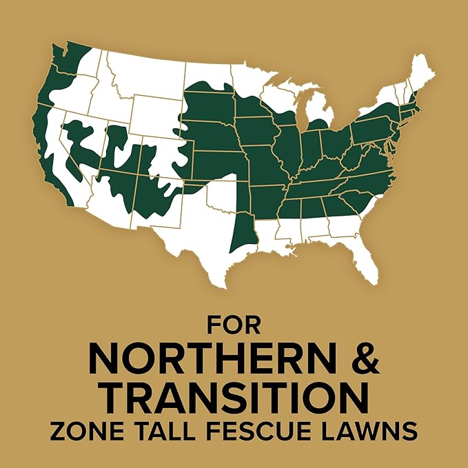 Scotts EZ Seed Patch & Repair Tall Fescue Lawns Combination Mulch, Grass Seed and Fertilizer for Bare Spots and Repair, Grows Anywhere, 3.75 lb, Brown