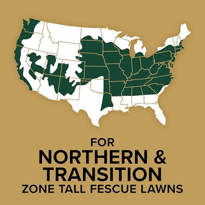 Scotts EZ Seed Patch & Repair Tall Fescue Lawns Combination Mulch, Grass Seed and Fertilizer for Bare Spots and Repair, Grows Anywhere, 3.75 lb, Brown