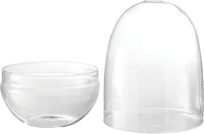 Bloomingville Large Clear Glass Terrarium