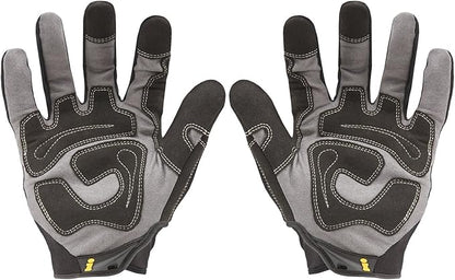 Ironclad General Utility Work Gloves GUG, All-Purpose, Performance Fit, Durable, Machine Washable (1 Pair) Black
