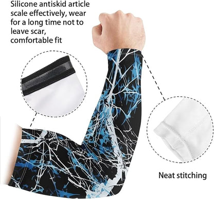 Binienty Unisex Arm Sleeves for Driving, Golf, Cycling, Sports, UV Protector Cooling Arm Sleeves Cover