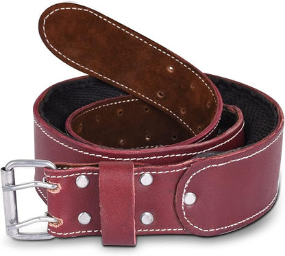 FUERI Premium Leather Tool Belt Carpenter Electrician Framer Mechanic Worker Tools Belts for Men Consturction Bags Pouches Suspenders