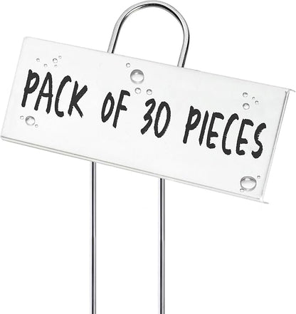 Outland Living 30-Pack 11" Reusable Outdoor Plant Label - with Weatherproof Powder Coated Carbon Steel Plate Perfect for Herbs, Flowers, Vegetable Garden