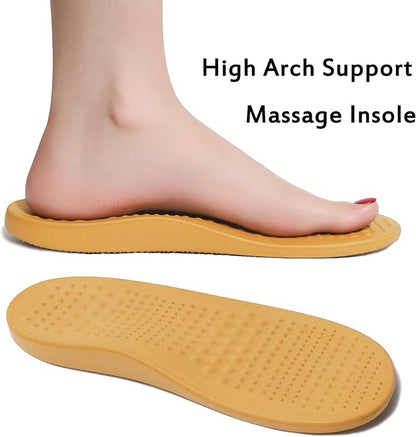 Women Men Orthopedic Clogs Arch Support Garden Shoes Sandals Slippers with Plantar Fasciitis Insoles