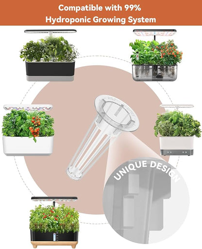 LYKOCLEAN Fruits Seed Pod Kit for AeroGarden, Ahopegarden, iDoo, GARDENCUBE, MUFGA with Strawberry, Cucumber, Red/Golden Cherry Tomato, Compatible with All Indoor Hydroponics Growing System, 16-Pod