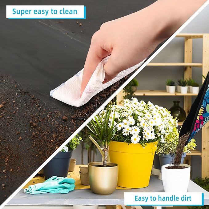 3 PCS 29.5"x 29.5" Waterproof Repotting Mat for Plant Transplanting and Mess Control