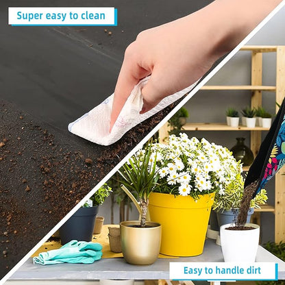 3 PCS 29.5"x 29.5" Waterproof Repotting Mat for Plant Transplanting and Mess Control