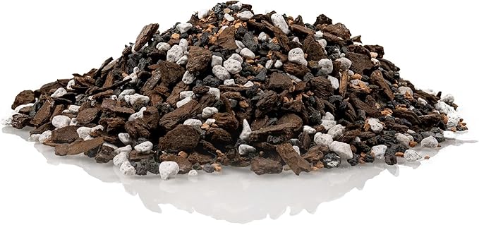 GARDENERA Premium Bonsai Soil All Purpose Fast Draining Mix - 10 Quart - Pumice, Lava, Calcined Clay and Pine Bark Potting Pre Mixed Bonsai Plant Soil Mixture [2 Bags of 5QT]