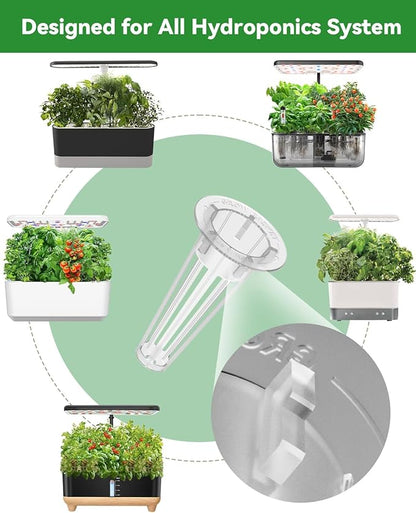 LYKOCLEAN 8-pod Salad Seeds Pod Kit for AeroGarden, iDOO, Ahopegarden Hydroponics Growing System, 350+ Seeds (Include Spinach, Lacinato Kale, Arugula, Swiss Chard, Red Leaf Lettuce, Cucumber)