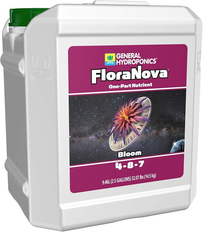 General Hydroponics Flora Nova Bloom Fertilizer, 2.5-Gallon