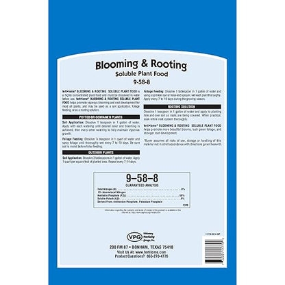 Fertilome (11772) Blooming & Rooting Soluble Plant Food 9-58-8 (3 lbs.)