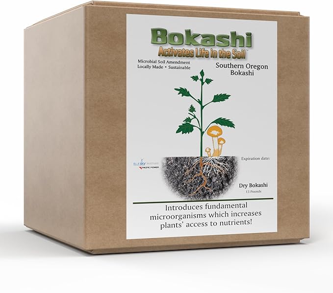 Premium Compost Starter & Soil Amendment – All-Natural Fermented Bran Inoculant for Indoor Composting, Odor Control, and Garden Health - 13 Pounds