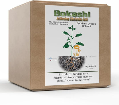 Premium Compost Starter & Soil Amendment – All-Natural Fermented Bran Inoculant for Indoor Composting, Odor Control, and Garden Health - 13 Pounds